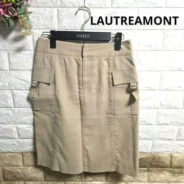 LAUTREAMONT 로트레아몽 베이지 타이트 스커트 M