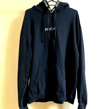 RYCA 블랙 후드티 후드 부착