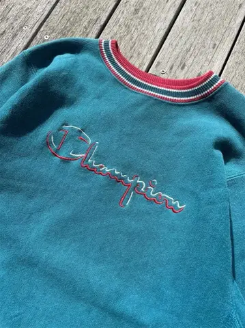 90s Champion Ribline Reverse Weave Sweat