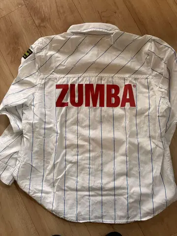 ZUMBA 스트라이프 긴팔 셔츠 XS