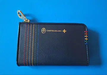CASTELBAJAC 네이비 접이식 지갑 박스 포함