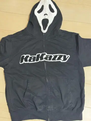 KaKazzy 스크림 마스크 후드티 블랙