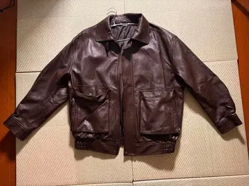 [ 11월 말까지 가격 인하 ] 브라운 가죽 아우터