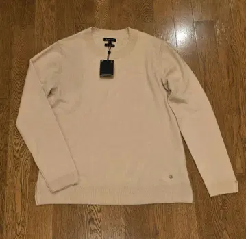Massimo Dutti 100% 캐시미어 베이지 스웨터 L
