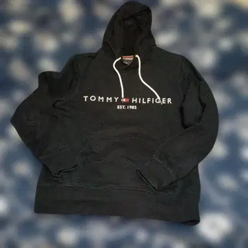 새상품급 TOMMY HILFIGER 후드 부착 후드티 M