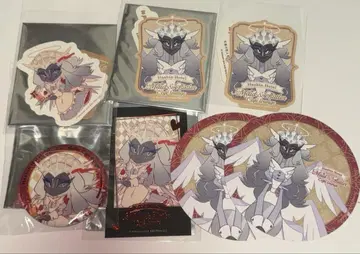 해즈빈 호텔 애니카페 금박 카드 스티커 캔뱃지 코스터 세라