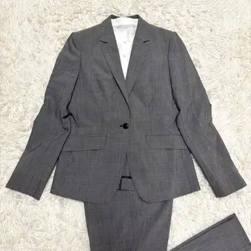 ICB 셋업 비즈니스 정장 그레이 여성 수트 팬츠 수트