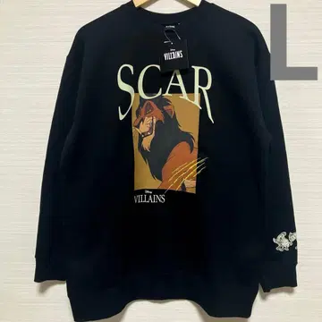 새상품 디즈니 라이온 킹 스카 빌런즈 트레이닝복 속기모 L