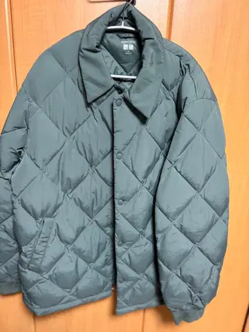 [ 새상품급 ] UNIQLO PUFF-TECH 퀼팅 자켓 XL 그린