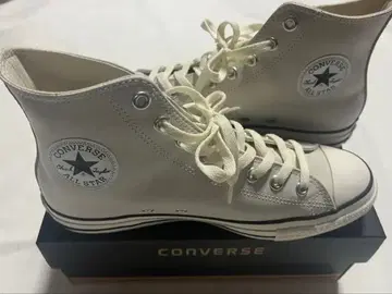 CONVERSE ALL STAR 가죽 화이트 하이컷