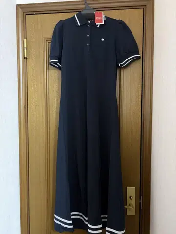 dazzlin x POLO 네이비 반팔 원피스 F