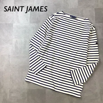 새상품급 SAINT JAMES 프랑스제 바스크 셔츠 보더 티셔츠