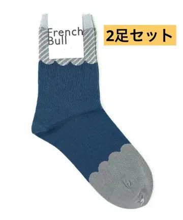 2켤레 세트 프렌치불 비스퀴 삭스 여성용 French Bull