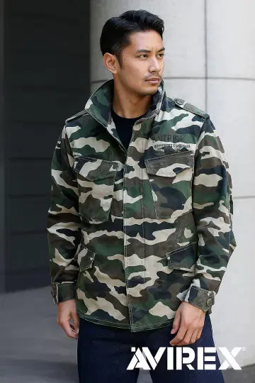 AVIREX 아비렉스 카모플라쥬 자켓 남성용 L 사이즈
