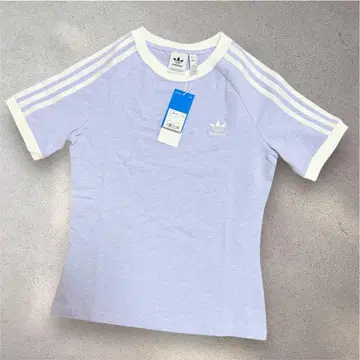 adidas 쓰리스 스트라이프 슬림 래글런 반팔 티셔츠 오리지널스