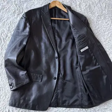 컨디션 최상 더반 양가죽 램 가죽 테일러드 자켓 블랙 M
