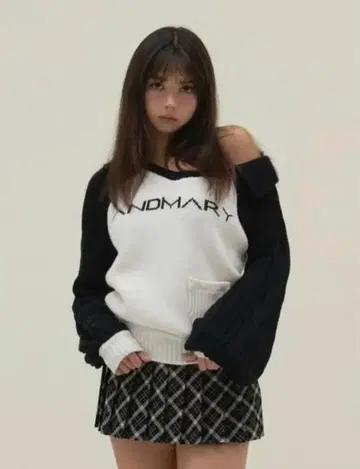 andmary Marie knit tops black