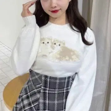 evelyn 냥이 니트