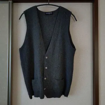 [새상품급] CASHMERE 그레이 캐시미어 베스트 쇼와 레트로