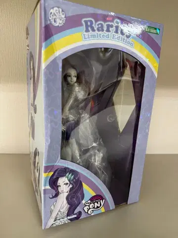 My Little Pony Rarity 한정판 비주얼 동상