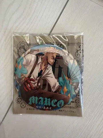 ONE PIECE 마르코 캔뱃지 미사용