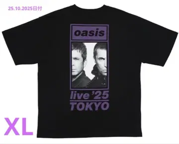 oasis 라이브T셔츠 XL 사이즈 블랙 25.10.2025
