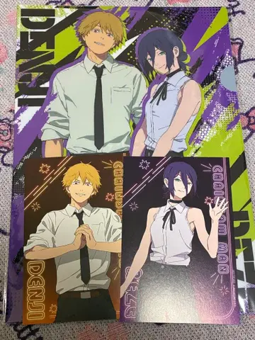 레제 덴지 체인소 맨 클리어 파일 애니메이트 엽서