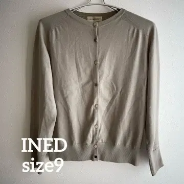 INED 가디건 라이트 그레이 size 9