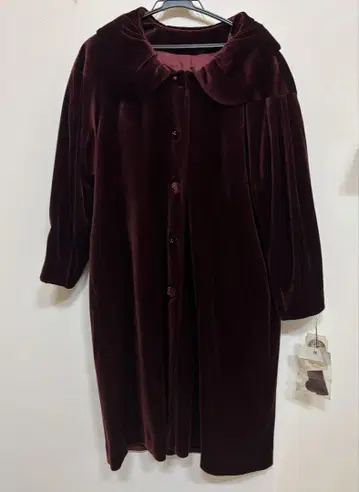 [ 새상품급 ] 코트 와인 레드 비드로포엠