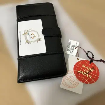 일본제 블랙 장지갑 골드 지퍼 포함