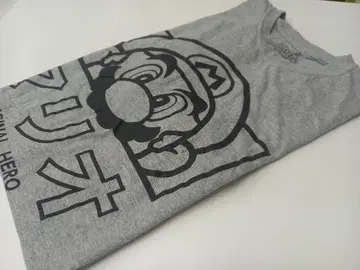 레어 패턴 빈티지 Super Mario 마리오 T셔츠 M 사이즈 그레이