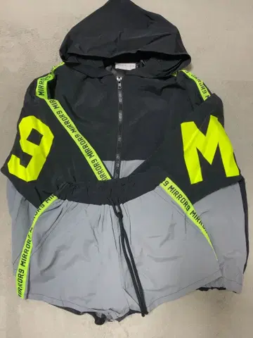 mirror9 미러나인 나일론 후드티 셋업