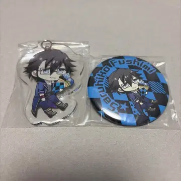 캐릭터 크레페 후시미 사루히코 캔뱃지 아크릴 키링 K7S