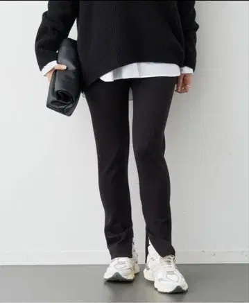 DEUXIEME CLASS Warm Zip 레깅스 팬츠 34