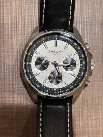 SACCSNY Y'SACCS 크로노그래프 손목시계