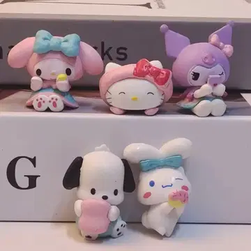 산리오 피규어 5개 세트