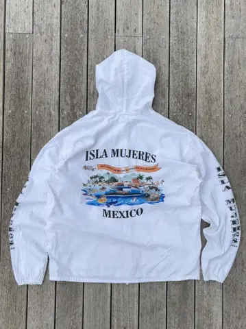 90's Cotton Beach Parker 'ISLA MUJERES'