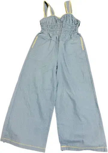 헬로 샌프란시스코 하마구리 스티치 데님 뷔스티에 살로펫