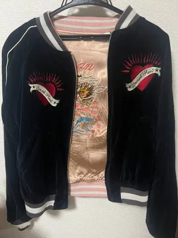 AVIREX 스카잔 블랙 벨벳