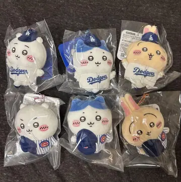 치이카와 MLB 다저스 컵스 마스코트 전 6종 세트 컴플리트