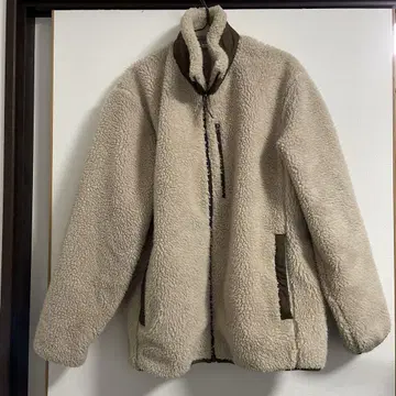 UNIQLO 베이지 플리스 자켓 XL