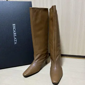 [ 새상품 ] 에스칼라타 롱 부츠 25cm 뒷면 보강 완료
