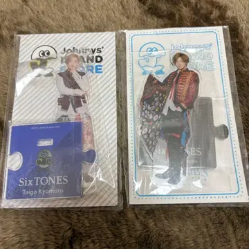 SixTONES 아크릴 스탠드 2개 세트 (쿄모토 타이카)
