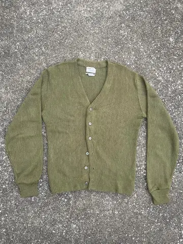 60S Sears 아크릴 가디건 빈티지