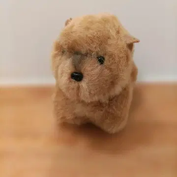 차우차우 강아지 봉제 인형 레트로