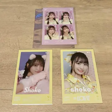 이코러브 타키와키 쇼 포토 카드 레어 카드 2장 4컷 1장