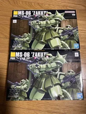 [ 미개봉 ] HGUC MS-06 양산형 자쿠 II 1/144 2개