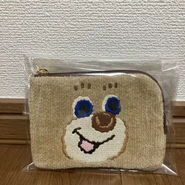 페이러 도업 테디 L자 지퍼 파우치 택 포함 새상품