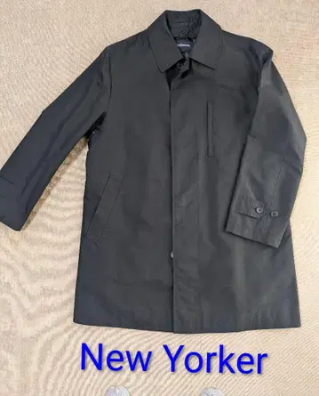 NEWYORKER 라이너 포함 하프 스텐카라 코트 블랙