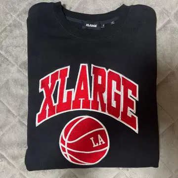 X-Large 맨투맨 블랙